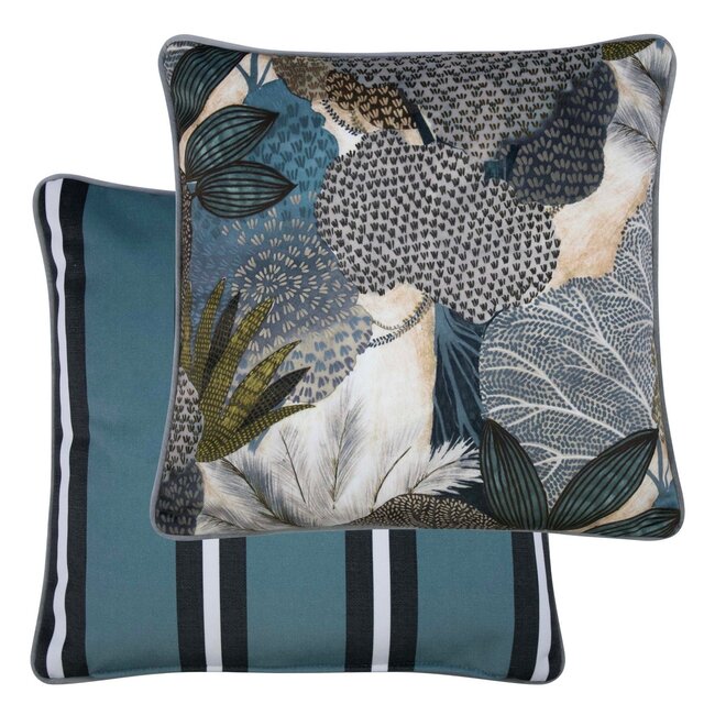 Mars & More Lera kussen multi blauw 45x45 cm