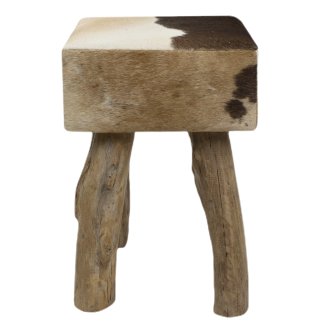 Mars & More kruk koe donker bruin vierkant 45cm