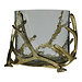 Mars & More windlicht gewei champagne goud large d28 h20cm