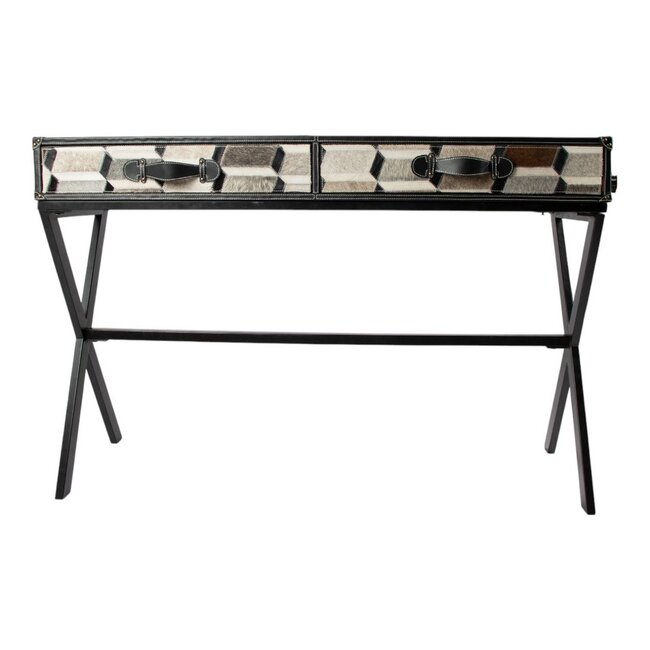 Mars & More Consoletafel koe illusion multicolor 120x40x80cm (bos taurus taurus)