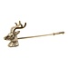 Mars & More Kaarsendover rendier goud 31x8x5cm