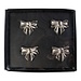 Mars & More Servet Ring strik zilver 5x4,5cm (set of 4)