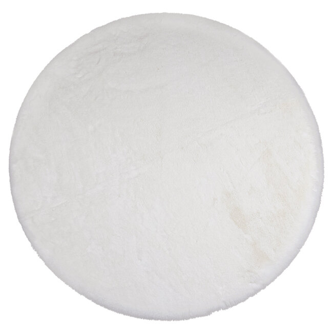 Mars & More vloerkleed teddy glad gebroken wit dia 120cm