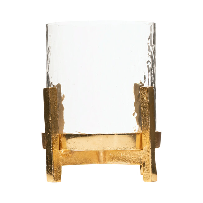 Mars & More windlicht op pootjes champagne goud medium
