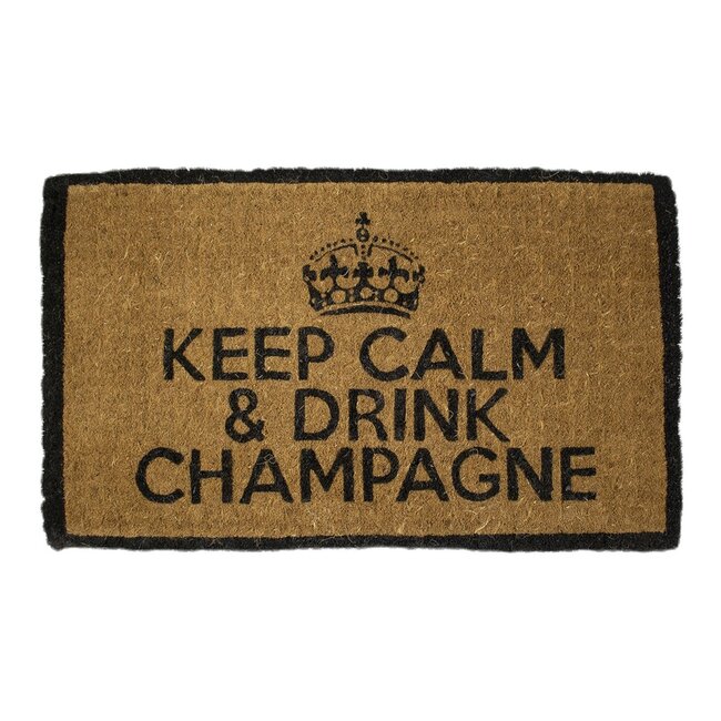 Mars & More kokosmat handgeweven keep calm 75cm