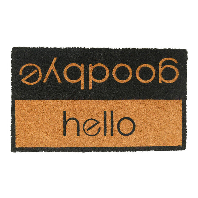 Mars & More deurmat kokos hello goodbye 75cm*