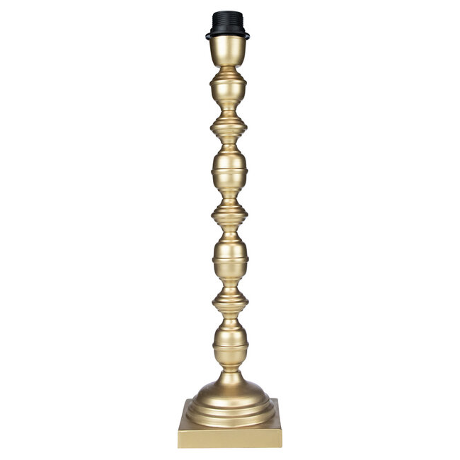 Mars & More lampvoet ornament champagne goud 12x12x50cm