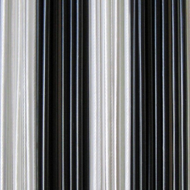 Sun Arts Vliegengordijn Palermo Transparant - black 90x210 cm
