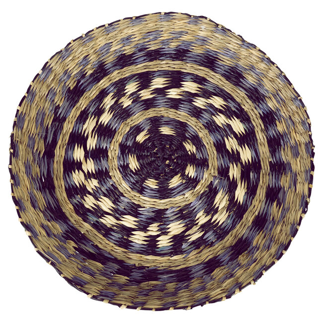 Mars & More zeegras muur mandje zwart dicht 40cm