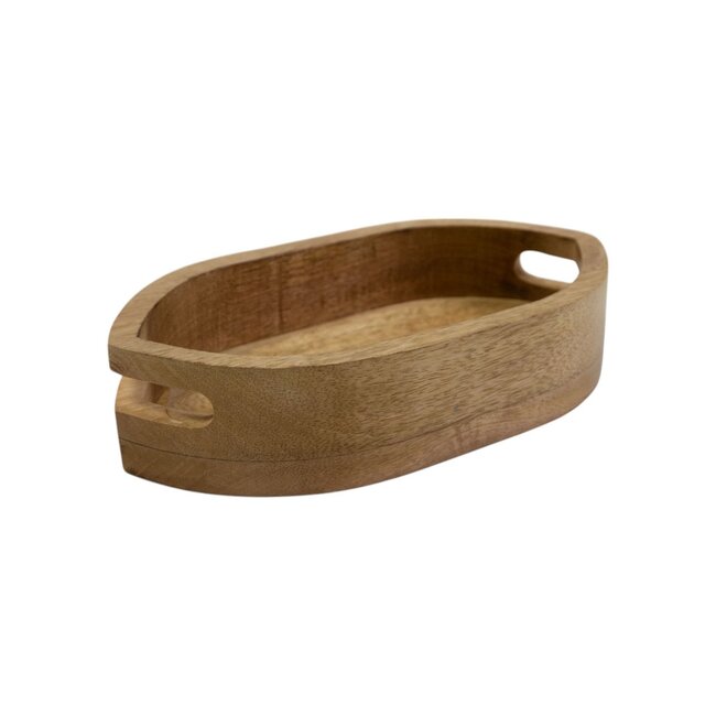 Mars & More Serveerschaal oval mango hout 20x10x5cm