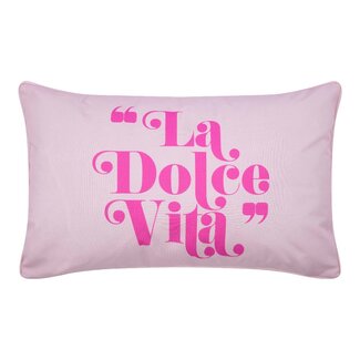 2Lif Dolce Vita Outdoor kussen roze  30 x 50 cm