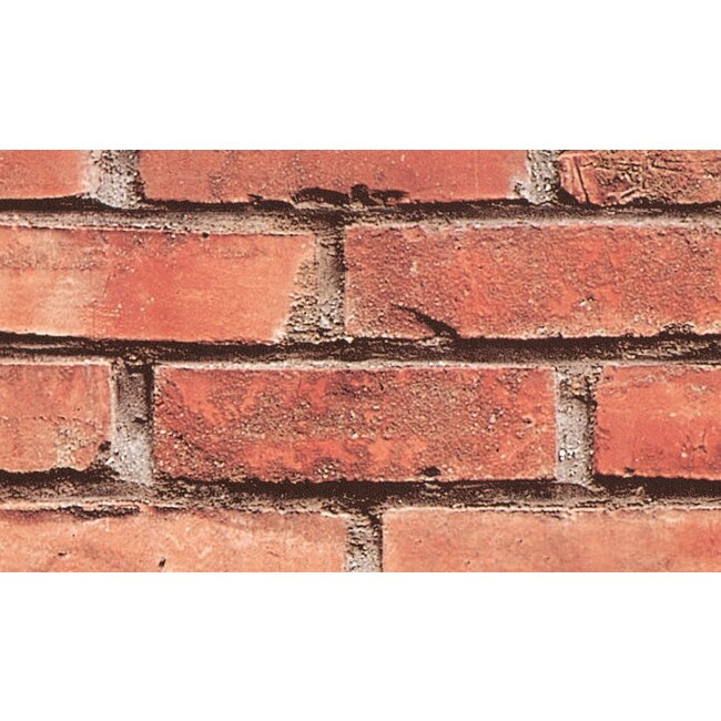 2Lif Brick Zelfklevende Folie Mini rol rood 90cmx2mtr