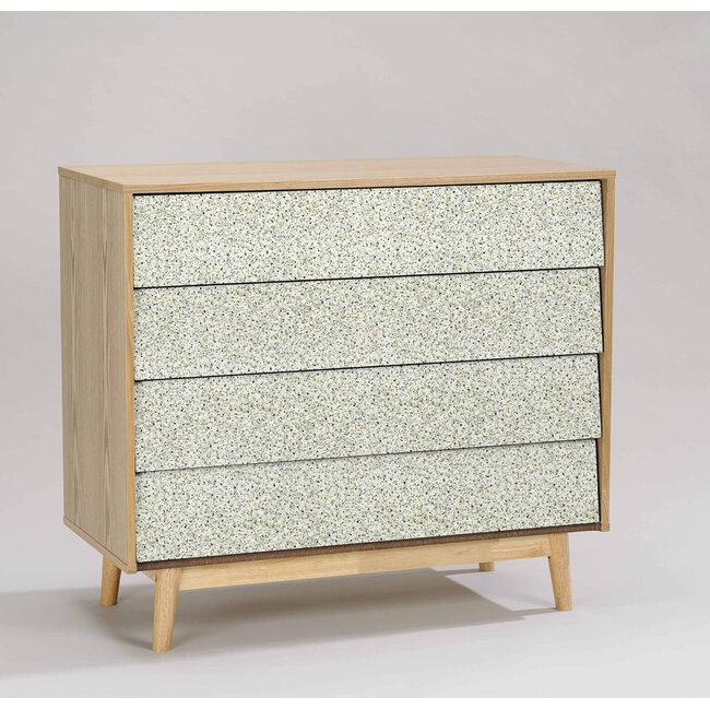 2Lif Terazzo Zelfklevende Folie Mini rol multi 90cmx2mtr