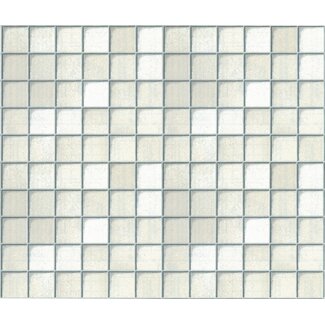 2Lif Toscana Tile Zelfklevende Folie Mini rol wit 45cmx2mtr