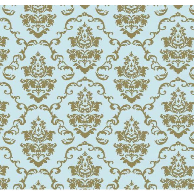 2Lif Aida Zelfklevende Folie Mini rol blauw goud 45cmx2mtr