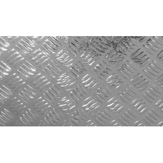 2Lif zilver Riffle Statische raamfolie Mini rol transparant 67,5cmx1,5mtr