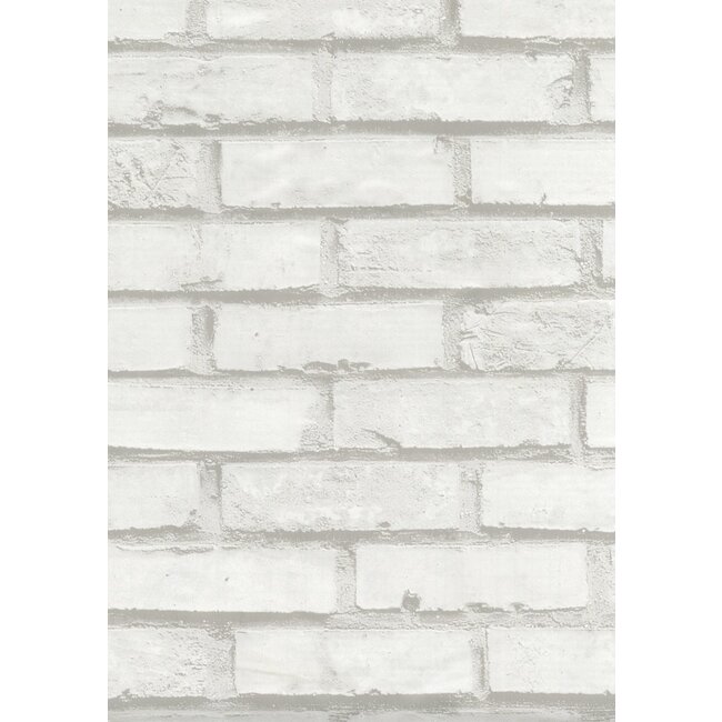 2Lif Brick Zelfklevende Folie Mini rol wit 45cmx2mtr
