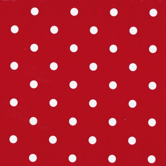 2Lif Dots Zelfklevende Folie Mini rol rood 45cmx2mtr
