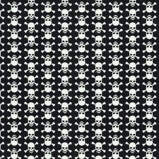 2Lif Skulls Zelfklevende Folie Mini rol wit 45cmx2mtr