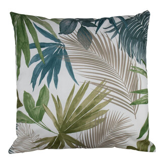 2Lif Banjol Flower Print Outdoor kussen blauw 60x60cm