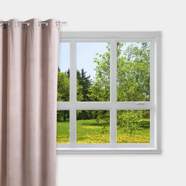 2Lif Enzo gordijn groen 140x245cm (8rings)