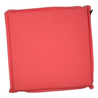 2Lif Monique stoelkussen rood 40x40cm+5cm