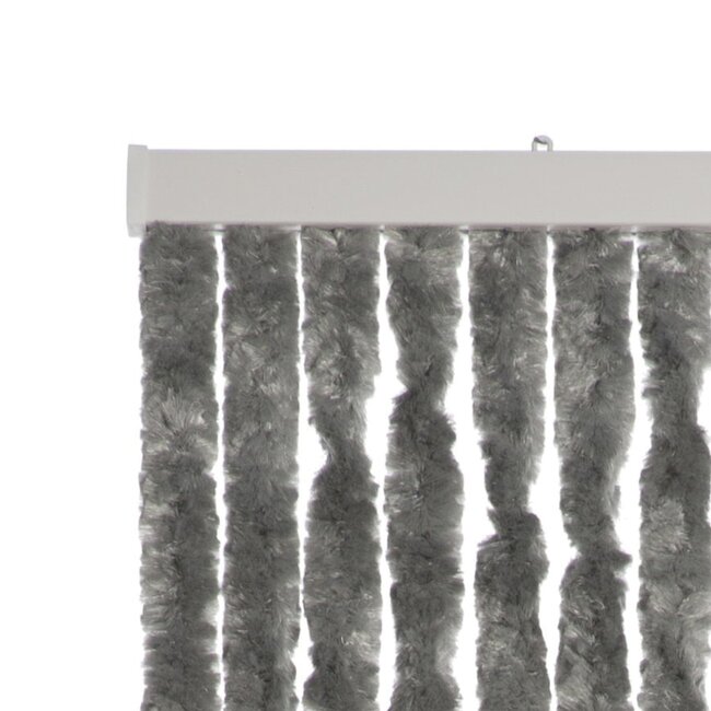 2Lif Martinique Uni Vliegengordijn grijs 90x210cm