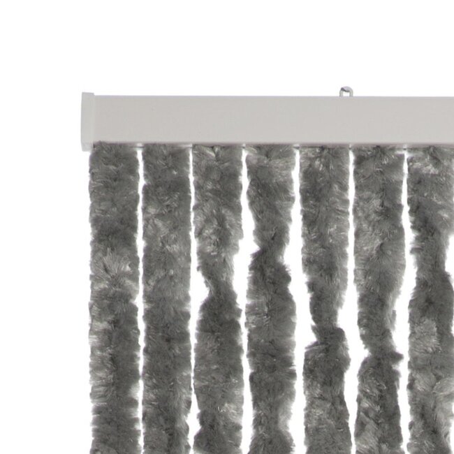 2Lif Martinique Uni Vliegengordijn grijs 90x210cm