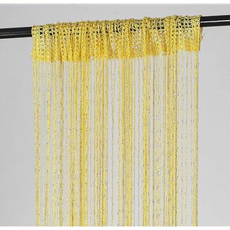 2Lif Draadgordijn 52 geel 140x250cm