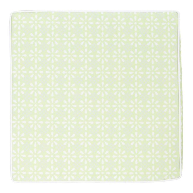 2Lif Daisy Flower Outdoor zitkussen groen 40x40x4cm