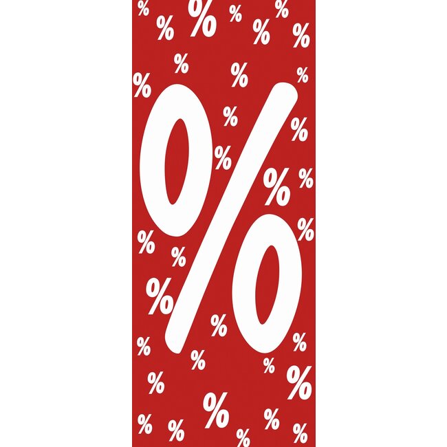 2Lif Banner Prozente vlamw. gefin. 75x180 cm