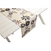 2Lif Capri Outdoor Tafelloper grijs geel 42x145cm