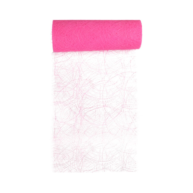 2Lif Decoweb Tafelband roze 30cmx25mtr