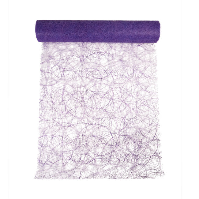 2Lif Decoweb Tafelband paars 60cmx25mtr