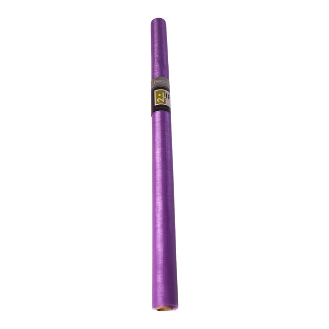 2Lif Napoli Tafelband paars 70cmx9,1mtr (rolled)