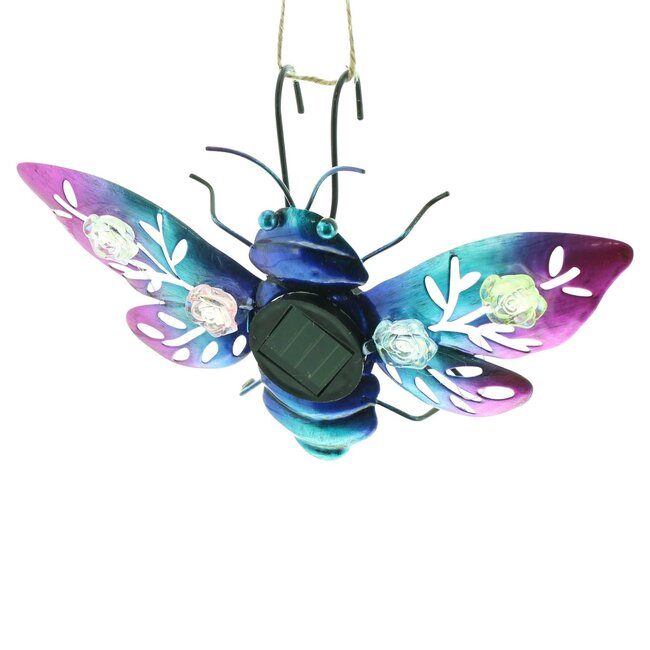 Dream-Living Solar boom vlinders twee stuks 19 x 12 cm, 16 x 15 cm