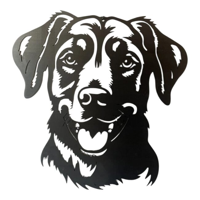 Siermetaal Metalen Beauceron Wanddecoratie van Cortenstaal – 346 x 313 x 2 mm