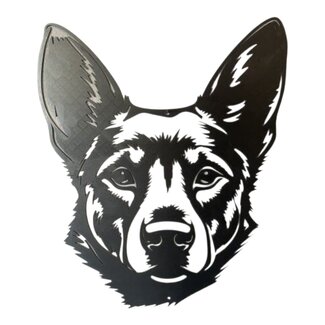 Siermetaal Metalen Kelpie Tuin Wanddecoratie – 378 x 296 x 2 mm