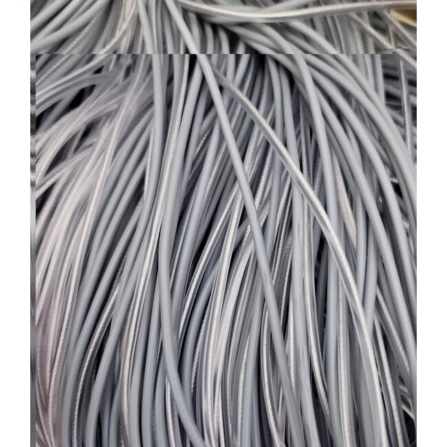 Sun Arts Vliegengordijn Palermo Transparant - grijs 100x232 cm