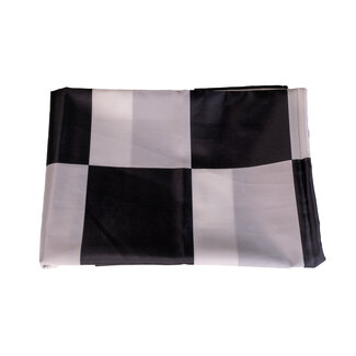 2Lif Vlag check black/white 90 cm X 150 cm
