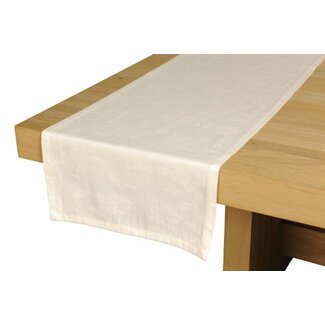 2Lif Milano Tafelloper off wit 45x140cm