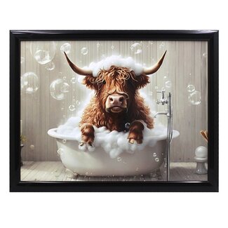 Lesser & Pavey Schootkussen laptray  Schotse hooglander Charme in Bad 44 x 34 x 6 cm