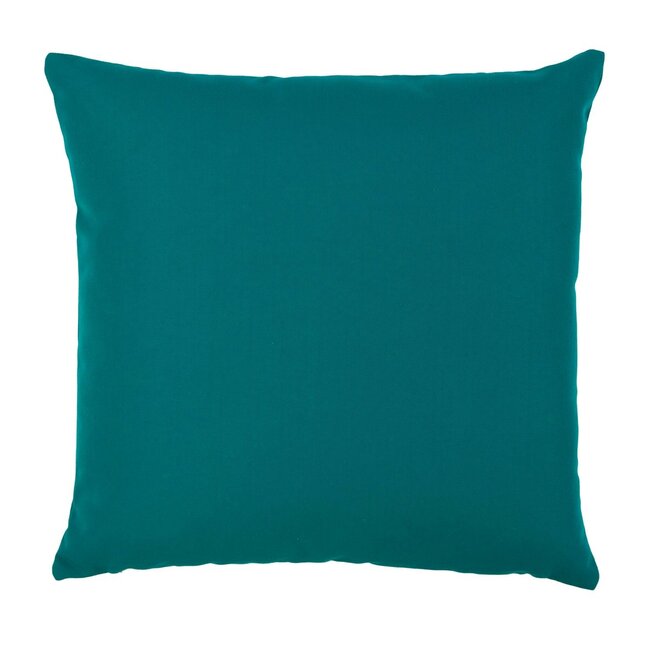 2Lif Lef uni outdoor petrol kussen 45x45cm