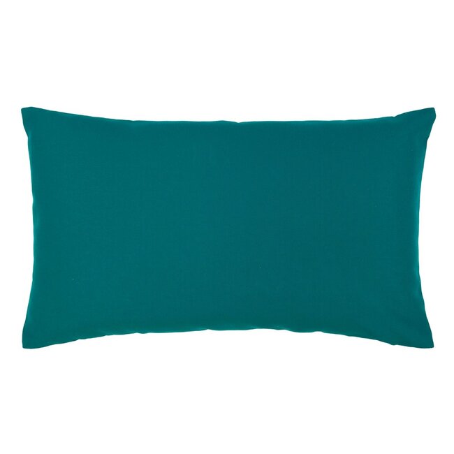 2Lif Lef uni buitenkussen petrol 30x50cm