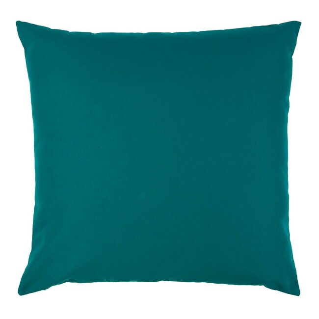 2Lif Lef uni buitenkussen petrol 60x60cm