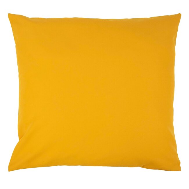 2Lif Lef uni buitenkussen geel 60x60cm