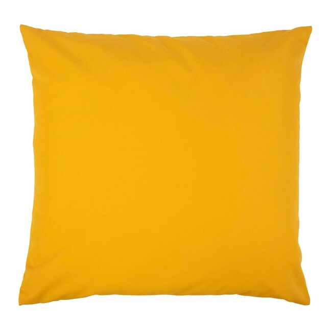 2Lif Lef uni buitenkussen geel 60x60cm