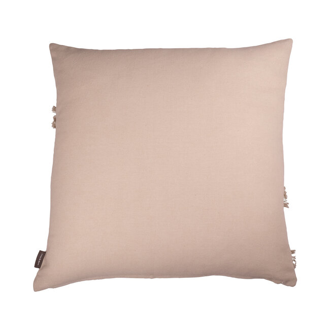 Linen & More Uneven Ruffle kussen grijs 45x45cm