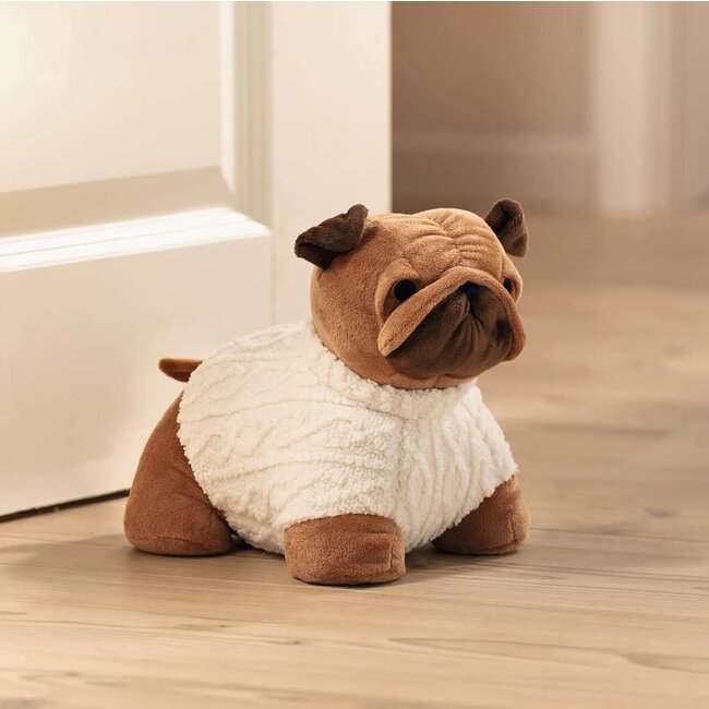 Dream-Living Deurstoppers mops hond 1 kilo Altijd trouw aan jouw deur