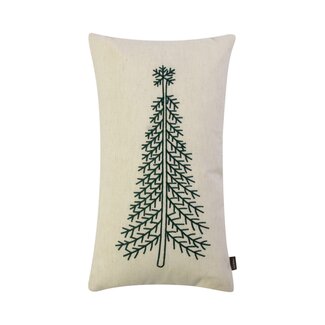 Linen & More Klaus Kussen beige groen 30x50cm